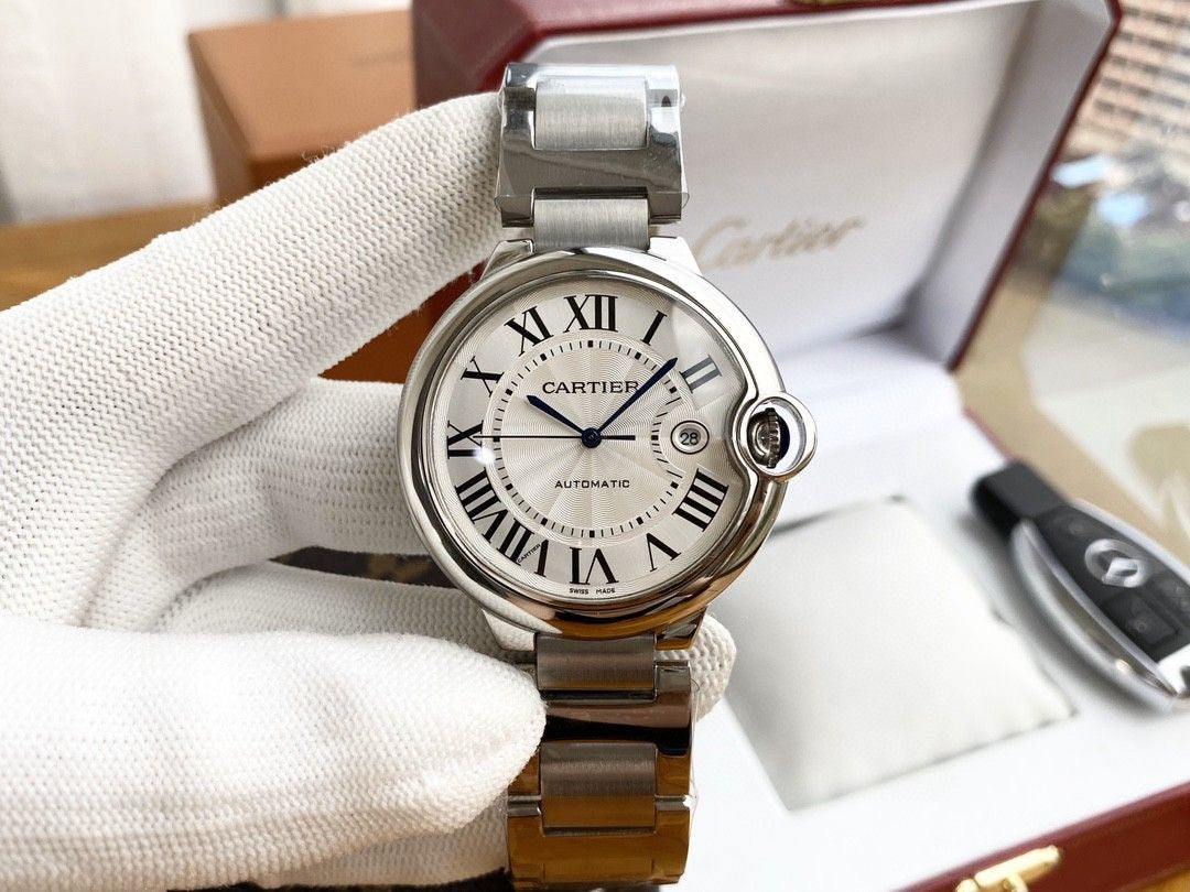 Ballon Bleu De Cartier 2022 42mm SS/SS White Dial V6F A2824