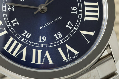 Ronde Solo Date 42mm SS/SS Blue Dial AF MY9015