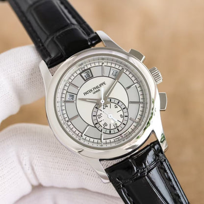 Patek Philippe - Annual Cal Moonphase Ref.5905 SS/LE Blk GRF V2 MY9015