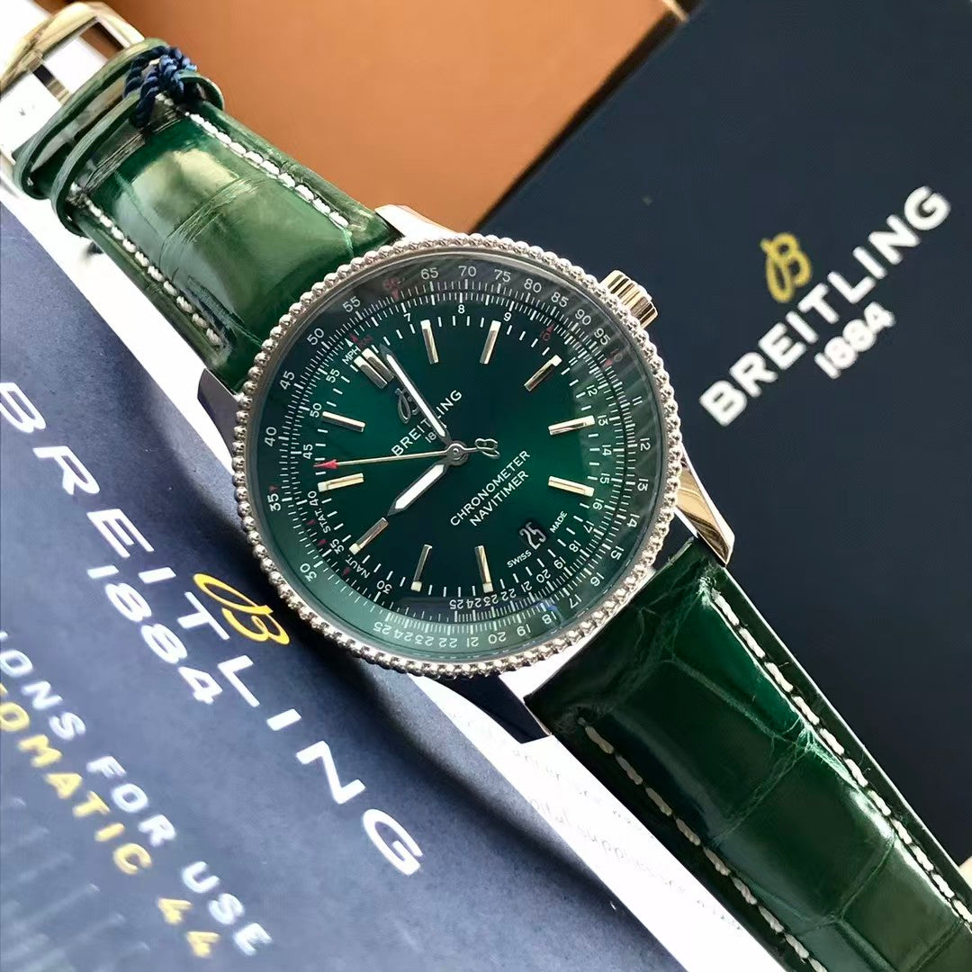Navitimer 1 41mm Date SS/LE Green Dial TF A2824
