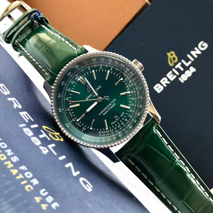 Navitimer 1 41mm Date SS/LE Green Dial TF A2824