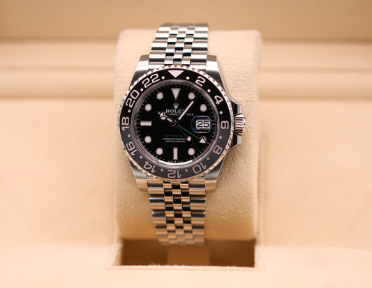 GMT Master II 126710 Bruce Wayne 40mm Jub SS/SS Black Dial Clean Plus JH3285