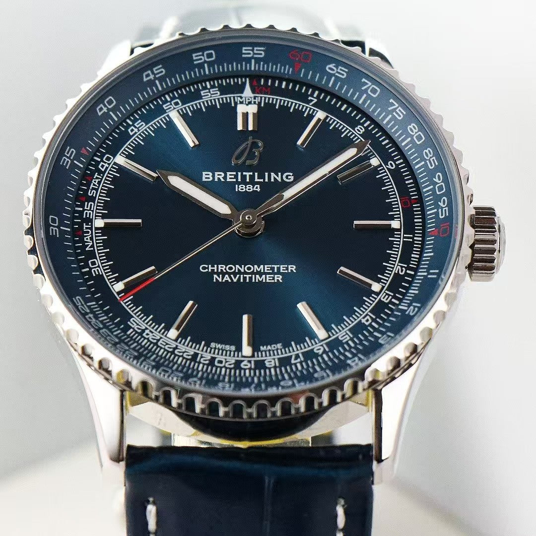 Navitimer 1 2024 41mm Date SS/LE Blue Dial TF A2824