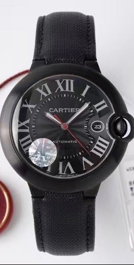 Ballon Bleu De Cartier 42mm DLC/LE Black Dial AF A2824