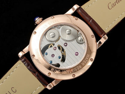 Rotonde De Cartier 40mm RG/LE Silver Dial RMSF Tourb