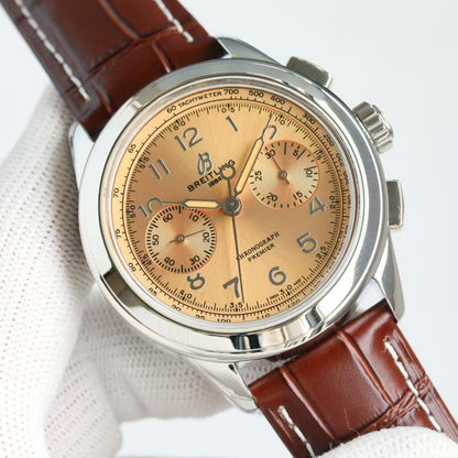 Premier B01 Chronograph 42mm SS/LE Beige Dial BLSF V2 A7750 Mod