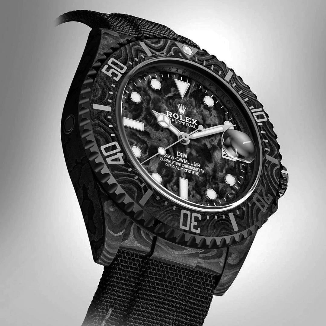SeaDweller DIW 43mm QF/NY Black Carbon Dial DIWF VR3235