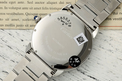 Ronde Solo Date 42mm SS/SS Blue Dial AF MY9015