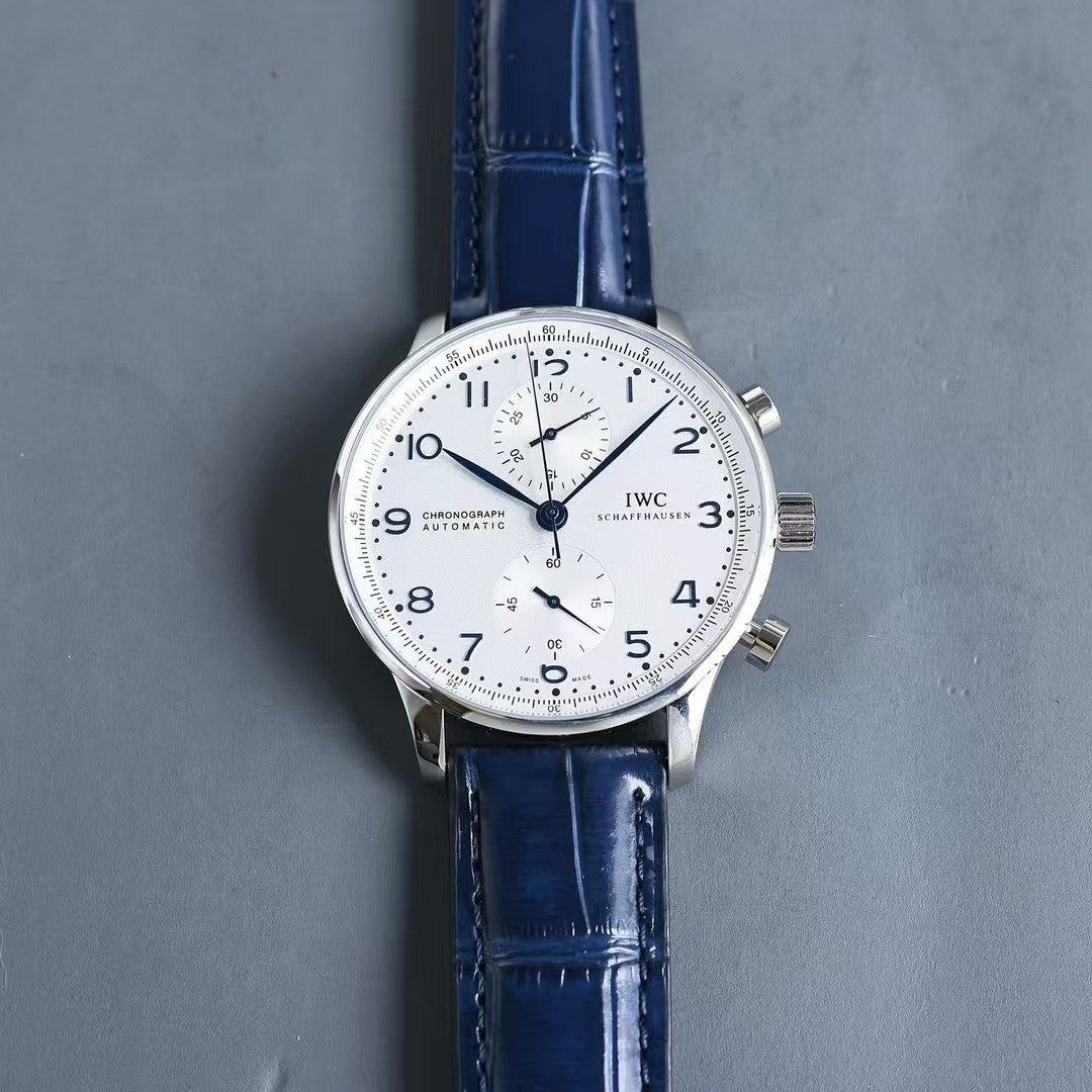 Portugueser Chrono 41mm SS/SS Green/Num AZF A69355