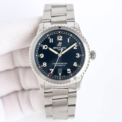 Aviator 8 41mm SS/SS Black Dial TF A2824