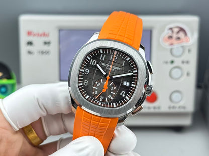 Patek Philippe - Aquanaut Chronograph 5968A-001 SS/RU Orange OMF Asian 7750