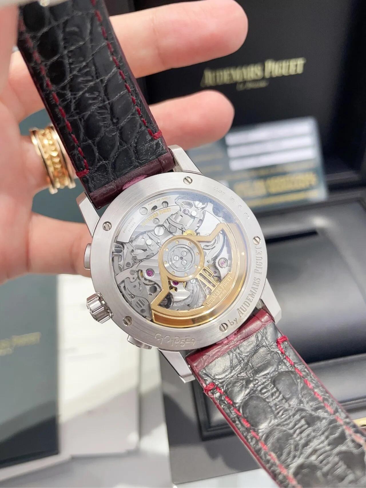 Code11.59 Chrono 26393 41mm SS/LE Red/Blk Dial APSF SH4401 Super Clone