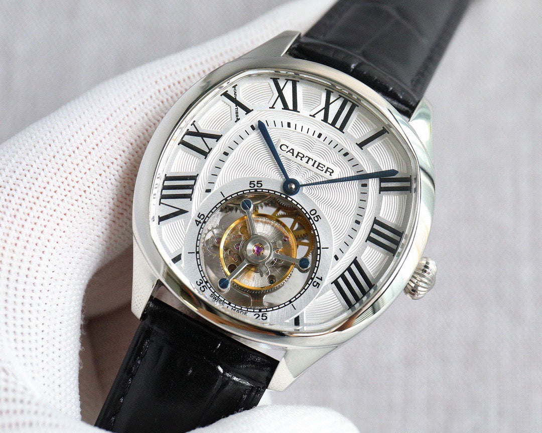 Drive De Cartier 40mm RG/LE White Dial RMSF Tourb