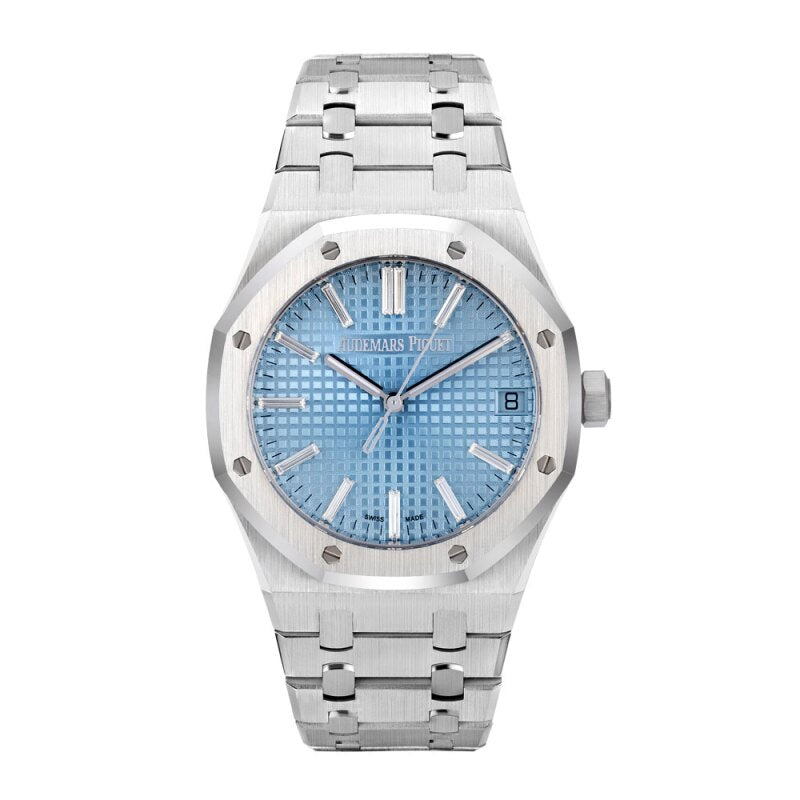 Royal Oak 15510BC 41mm SS/SS Ice Blue/Dia ZF SA4302 Super Clone