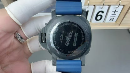 Submersible PAM1232 44mm Carbon/RU Blue Dial VSF P900