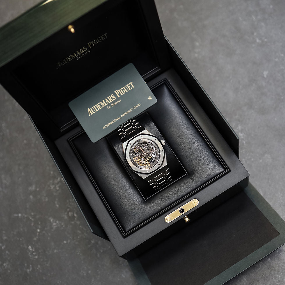Royal Oak 15407ST 41mm SS/SS Skeleton Dial THBF V3 SH3132 (Free Sprung)