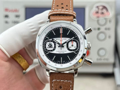 Top Time B01 38mm SS/LE Black/White Dial BLF A7750