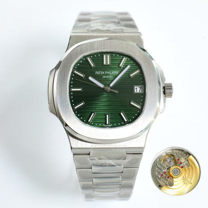 Nautilus 5711 40mm SS/SS Green/Stk BBF DD324 Super Clone (SW Dial)