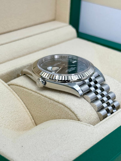 Datejust 126334 41mm Wimbledon Jub SS/SS Grey/Rmn VSF V2 DD3235v2