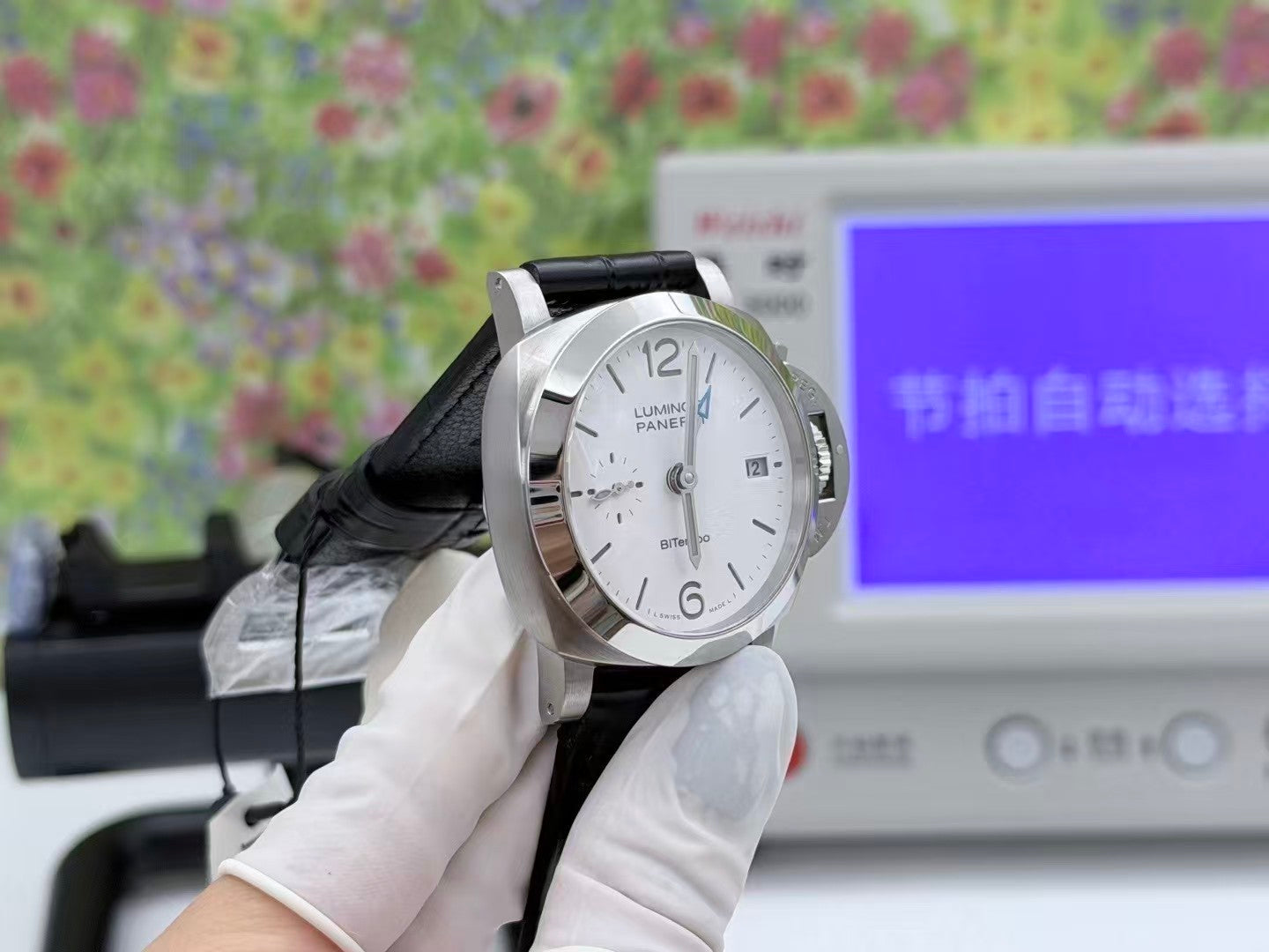 Luminor PAM1367 Bitempo GMT 40mm SSLE White Dial VSF P900