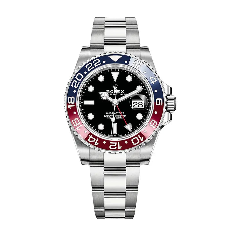GMT Master II 126710 Pepsi 40mm Oys SS/SS Black Dial Clean Plus JH3285
