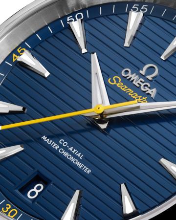 Aqua Terra 150m 'Mondo' 41mm SS/RU Blue Textured Dial VSF A8900