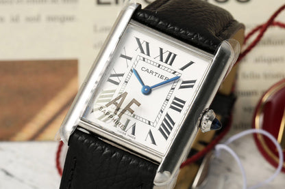 Tank Must 25.5mm SS/LE White Dial on F1F Quartz