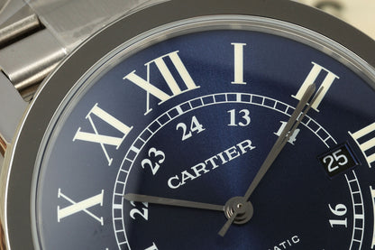 Ronde Solo Date 42mm SS/SS Blue Dial AF MY9015