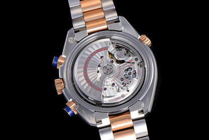 Planet Ocean 600m Chrono 45.5mm RG/SS Blue Dial VRF A9900