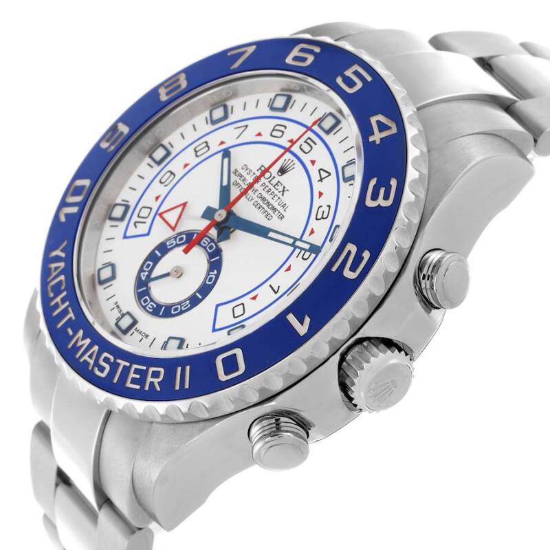 Yacht-Master II 116680 44mm SS/SS White/Num KF V2 A7750