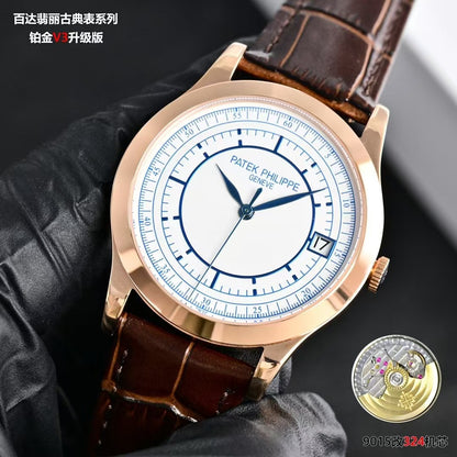 Calatrava 5296R RGLE WhiteStk ZF V3 A324SC