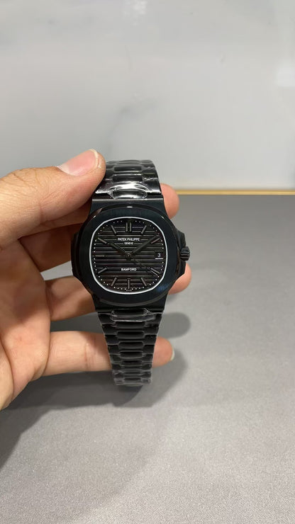 Nautilus AET 5711 40mm Black CerRU Black Dial AMGF MY9015