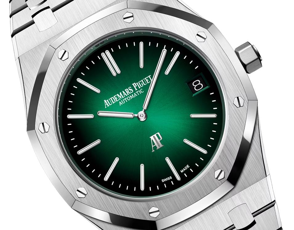 Royal Oak 15202 39mm SS/SS Gradient Green Dial IPF A2121