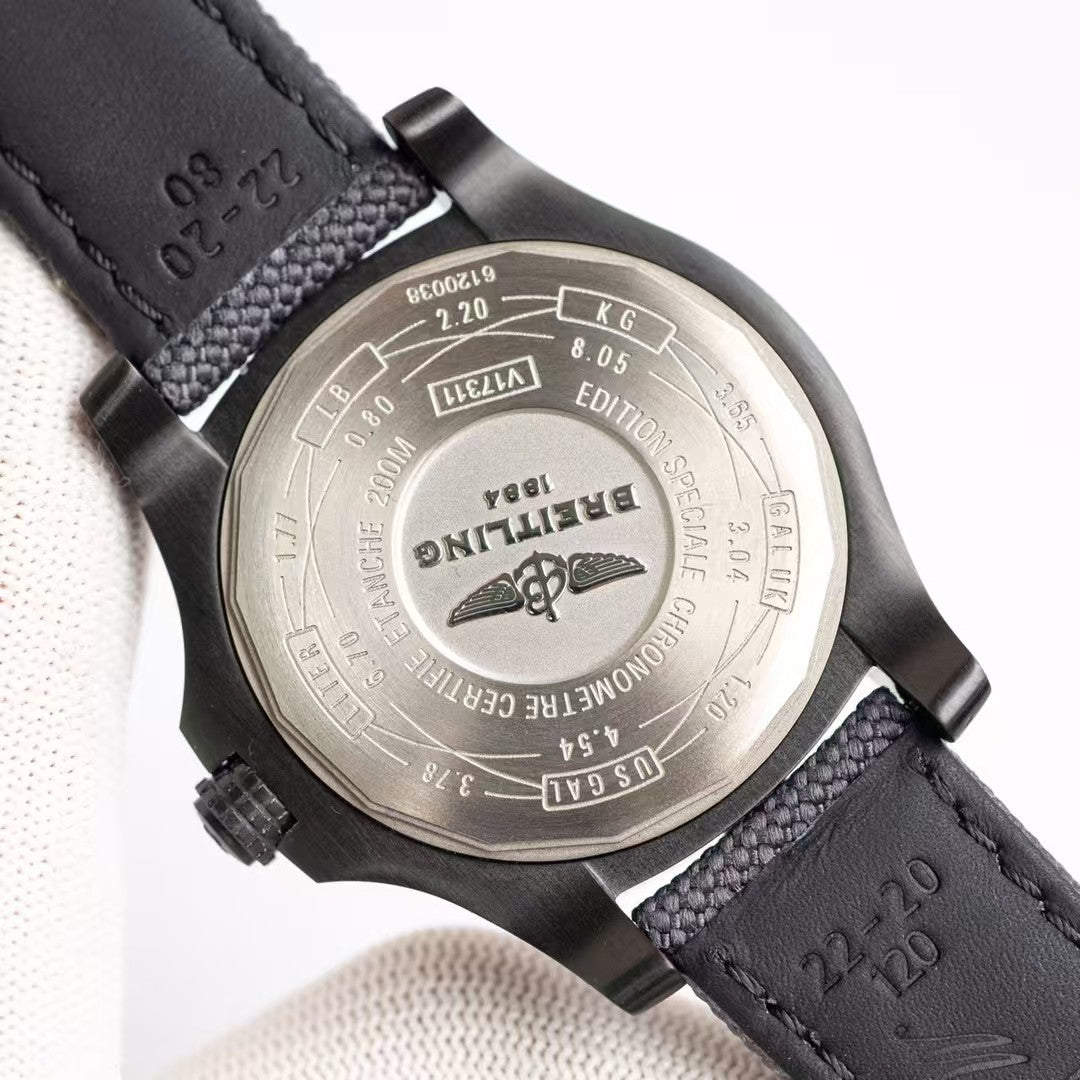 Avenger BlackBird 44mm DLC/TI/NY Black Dial TF A2824