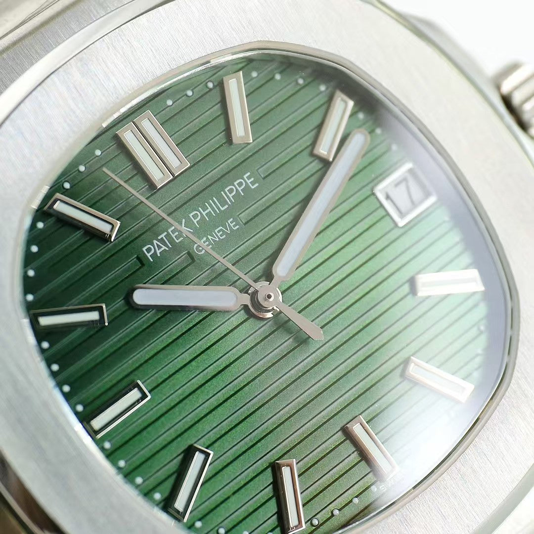 Nautilus 5711 40mm SS/SS Green/Stk BBF DD324 Super Clone (SW Dial)