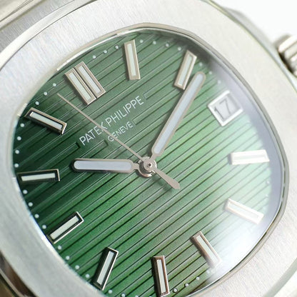 Nautilus 5711 40mm SS/SS Green/Stk BBF DD324 Super Clone (SW Dial)