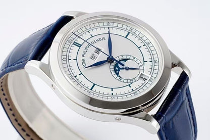 Annual Calendar Moonphase 5396 SSLE White Dial ZF A324