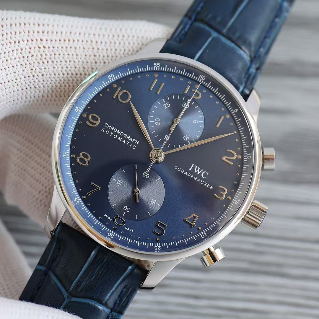 Portuguese Chrono 41mm SSRU Blue Dial Z+F A69355