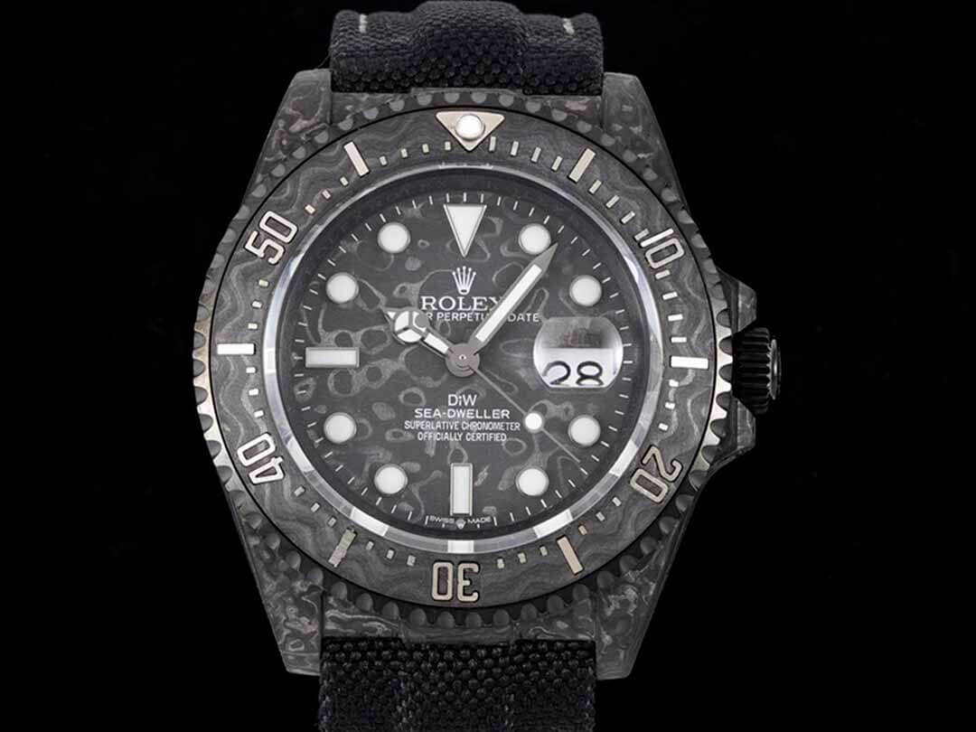 SeaDweller DIW 43mm QF/NY Black Carbon Dial DIWF VR3235