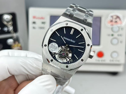 Royal Oak Tourbillon 41mm SS/SS dark Blue/Stk R8F V2 Flying Tourb