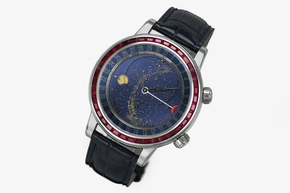 Celestial Sky Moon 6104G 42mm SS/LE Black Dial 3KF A240