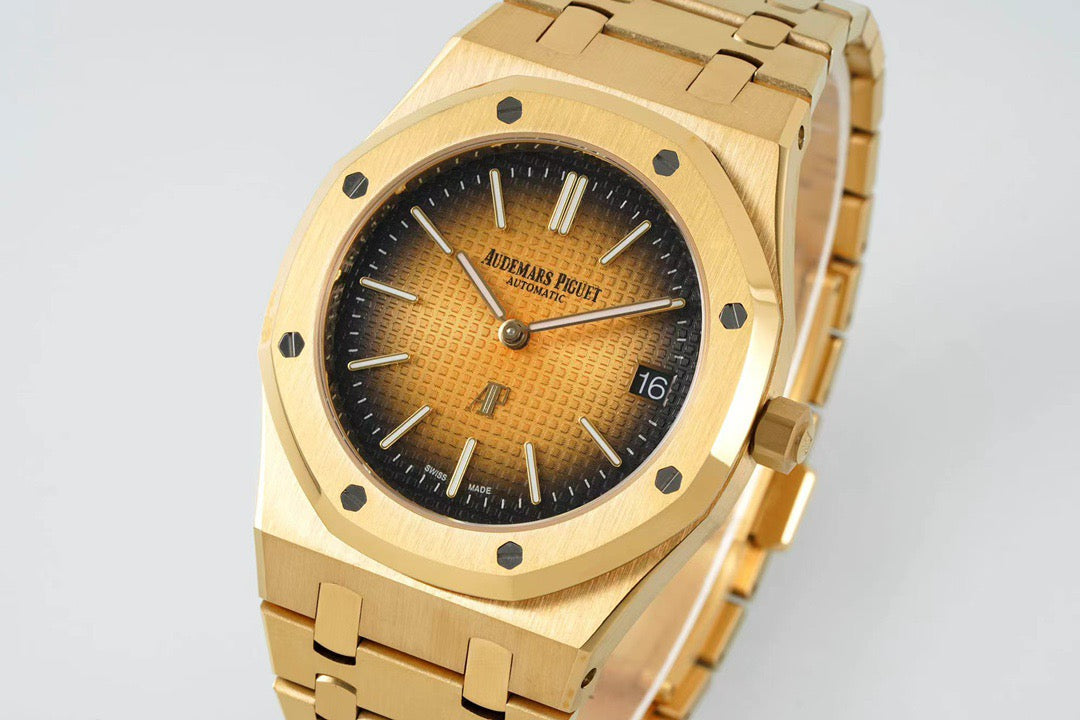 Royal Oak 16202 39mm YG/YG Smoked Gold Dial ZF A7121