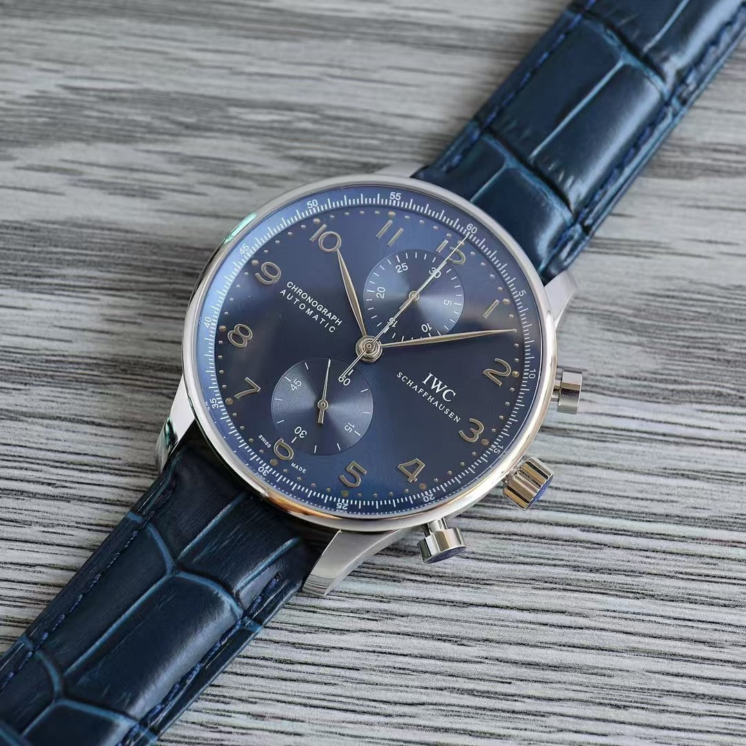Portuguese Chrono 41mm SSRU Blue Dial Z+F A69355