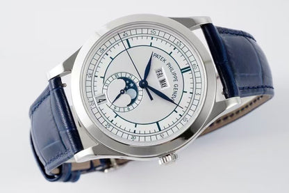 Annual Calendar Moonphase 5396 SSLE White Dial ZF A324