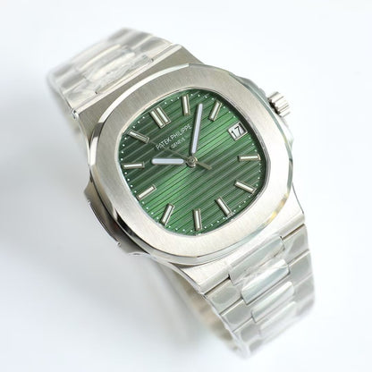 Nautilus 5711 40mm SS/SS Green/Stk BBF DD324 Super Clone (SW Dial)