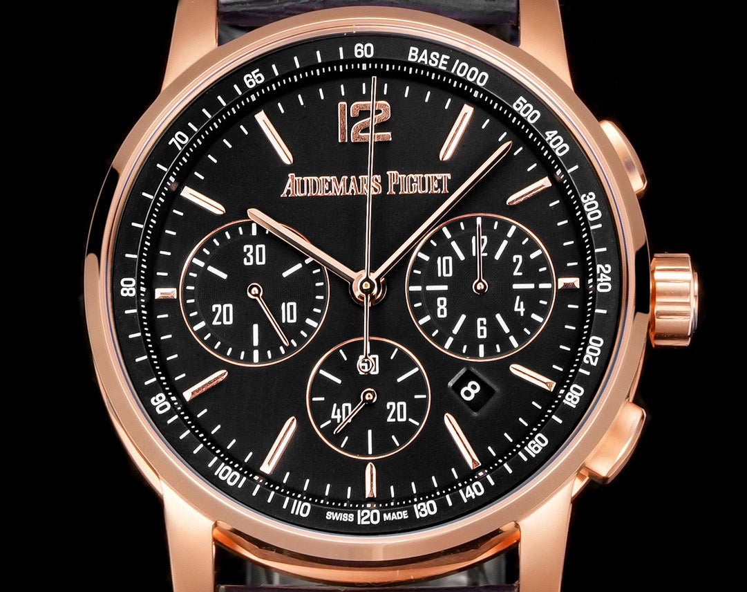 Code11.59 Chrono 26393 41mm RG/LE Black Dial APSF SH4401 Super Clone