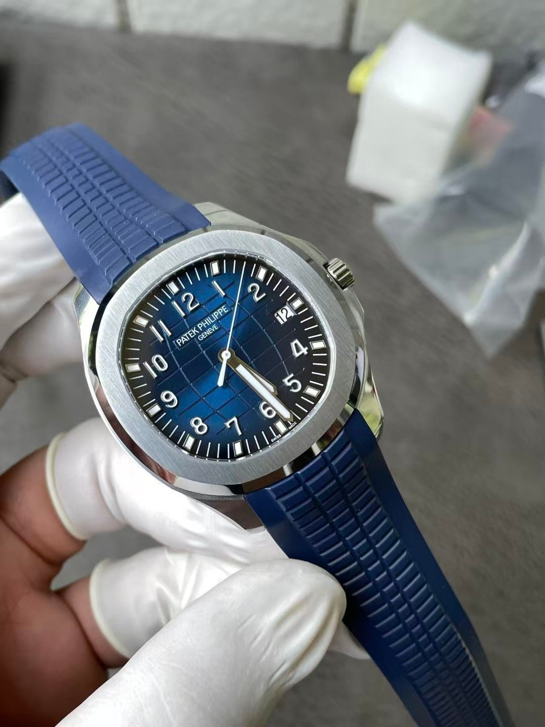Aquanaut 5168 40mm SS/RU Blue Dial WSF DPB330 (Weighted Approx.150g)