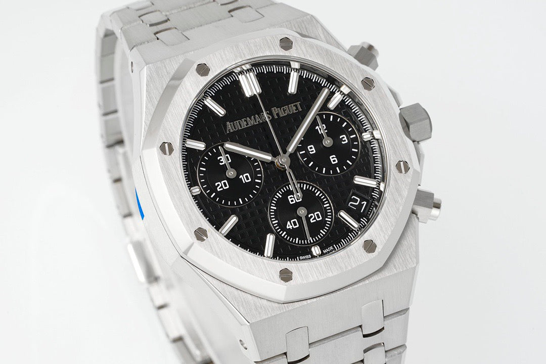 Royal Oak Chrono 26240ST 41mm SS/SS Black Dial OCTA SH4401 (Free Sprung)