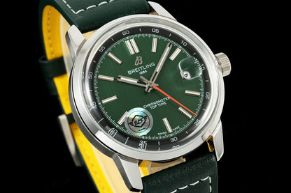 Top Time B31 38mm SS/LE Green/Stk Dial BLF AB31
