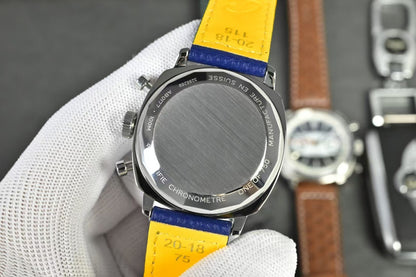 Top Time B01 38mm SSLE WhiteBlue Dial BLF A7750